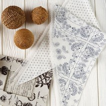 더로라 삼각쁘띠 마 삼베스카프- 페이즐리스카프 S21050