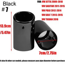 배기팁 스테인레스 스틸 자동차 배기 머플러 테일 파이프 자동 팁 커버