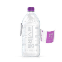 한국청정음료 몽베스트 무라벨 생수 1L 24병( 유라벨/무라벨랜덤발송)