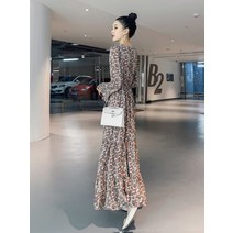 천서진드레스 김소연 박하선 이정현 긴팔 플라워 X4월하객패션 기상캐스터 결혼식장옷차림