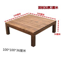옥상인테리어 농막꾸미기 원두막만들기 야외평상 야외정자 미니정자 소나무원목, 1, 길이100x폭100x높이36cm