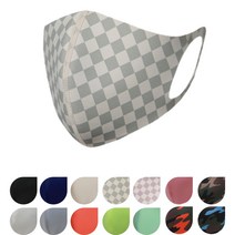 빨아쓰는 패션 연예인 천 마스크 3D 입체 특대형 네오프렌 5개 구매시 스트랩 증정, 다미에모노, L