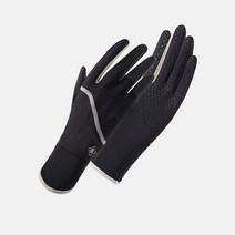 쿨 아이스 자외선 차단 여자 미끄럼방지 운전 장갑 여성장갑 데일리 등산 운전 골프 봄 여름 가을, 자외선차단 운전 장갑(블랙)