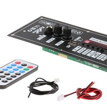안동 MP3 증폭기 보드 정격 30W/피크 120W USB 디지털 디스플레이 지원 FM AV 자동차 음악 Accs 중저음 사, 한개옵션0