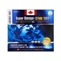 [NLN CANADA] 슈퍼오메가3골드 360캡슐(1 201mg), 1box, 120