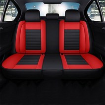 자동차시트커버 차시트커버 풀세트 자동차 시트 커버 세트 포드 포커스 2 피스타 3 몬데오 mk4 mk2 퓨전 쿠가 레인저 mk3 mk7, [10] Black Red Rear