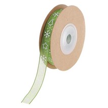 10m 크리스마스 장식 트림 바느질 공예 리본 선물 꽃 포장 장식, Dacron, 녹색
