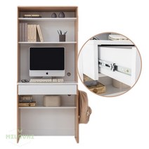 milovhi 가정용 1인실 독서실 책상 칸막이 중학생 고등학생 책상 스터디룸, 집중력 책상, 네이비