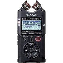 타스캠 Tascam DR-40X 포터블 보이스 레코더 및 USB 인터페이스 블랙