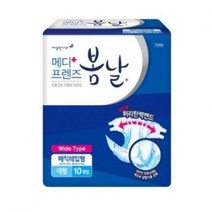 깨끗한나라 메디프렌즈 봄날 매직테입형 성인용기저귀 대형(10입), 14개