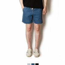 RB4)남자 5부 밴딩 청반바지 3color