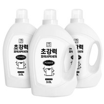 생활공식 초강력 파워 세탁세제, 3L, 3개