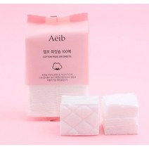 엠보 화장솜 100매 1P 순면 클렌징솜 토너 스킨솜, 상세페이지 참조