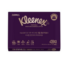 크리넥스 보습 에센스 로션 휴대용 티슈, 40개