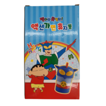 [짱구 한정판] 짱구 액션가면 휴지통 세트 - 짱구 휴지통 1개 + 짱구 젤리 2개 + 짱구 스트랩 1개