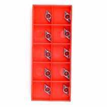 10Pcs/Box DCMT070202 Carbide Alloy Inserts Purple Coating For Grinding Tool CNC Turning Lathe Cutter, 한개옵션0