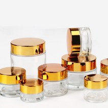 모든스토아 투명 크림용기 화장품공병 15g, 1개, 골드(15g)