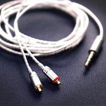 센퍼 무산소 은도금 MMCX 케이블, 실버