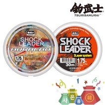 낚시 쇼크리더 낚시줄 모음 루어 TJ 조무사 (쇼크리더 목줄), 조무사 우라칸 쇼크리더(1.25호-50M) 사은품3종