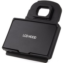 캐논 5D 마크 III IV 5DS 5DSR 6D 7D 마크 II 1DX 1DX II 5D4 카메라 보호 필름에 대 한 팝업 그늘 커버와 LCD 화면 후드, [2] for 7D mark II