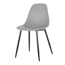 씨에스리빙 임스체어 카페 식탁의자 4P, 그레이 4P