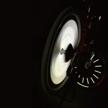 야간 안전 라이딩 자전거 휠 반사스틱 5P 빛반사 휠라이트, 5개