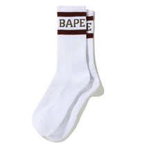 BAPE SOCKS M 베이프 예쁜양말 남성 여성 흰양말