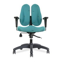 토치퍼니처 트윈백 2 사무용 틸팅 기능성 오피스 학생 회의실 공부 책상 편안한 의자, 패브릭옐로우그린