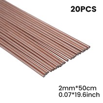 용접봉 인 구리 전극 황동 용접 와이어 청동 전극 납땜봉 땜납 분말 불필요 2mm x 50cm 20 개