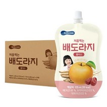 베베쿡 처음먹는 배도라지 플러스 주스 120ml, 배+도라지 혼합맛, 6팩