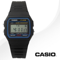 [CASIO] 카시오 F-91W-1H 공용 우레탄밴드 디지털 시계