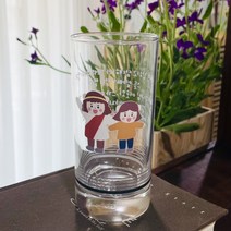 [생리대기부] 샬롬이비 신명기 31장 6절 말씀 유리컵(350ml)