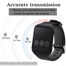 Long-distance Waterproof SU-690 Watch Wireless Calling Receiver Waiter Call Restaurant Pager Hookah, SU-690-D1(1x2)