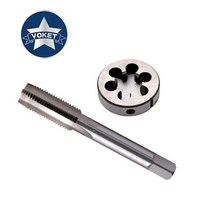 GULING HSS 2pcs 미터 나사 핸드 탭 및 다이 세트 정장 M14 M15 M16, M20+0.75