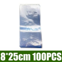 투명 수축 필름 가방 방진 보호 케이스 커버 TV 에어컨 원격 제어 플라스틱 시트 100 개, 100PCS, 8X25CM