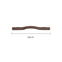 죽비 안마봉 나무 테라피 마사지기 롤러 트리거 포인트 마사지 스틱 근막 셀룰라이트 근육 및 복부 근육 배꼽 완화 도구, 05 Carbonized wood-36cm