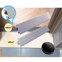 라슈에뜨 30cm 조립형 연결 문턱 현관 휠체어 로봇청소기 경사 진입판 현관 걸림 방지 안전 발판 받침목, 30cm x 7cm x 높이: 1~1.5cm, 1개