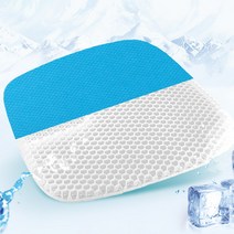 MDIV 에어셀 벌집방석 화이트셀 자동차 특대형 커버포함, 화이트(블루커버)1