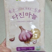 맛나고 냉동 다진마늘 1kg, 아이스팩 포장