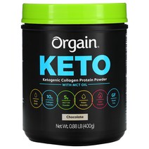 올게인 콜라겐 프로틴 파우더 MCT 오일 초콜릿 400g 단백질 쉐이크 분말 가루