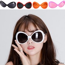 (잠자리안경)파티안경 미미안경 생일파티용품 패션안, 화이트