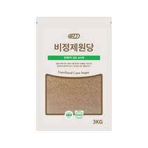 피오디 비정제 원당 3kg 사탕수수당100%, 단품