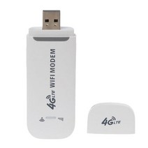 차량 라우터 4g lte usb 150mbps 모뎀 스틱 휴대용 무선 wifi 어댑터, 하얀