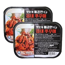 맛있게 매콤한 읍내쭈꾸미 쭈꾸미볶음 밀키트 550g x 2개(A) 양념쭈꾸미, 순한맛 550g 2팩, 2개