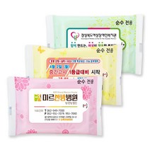 전도용품 전용 순수3종 물티슈, 5매, 1000개