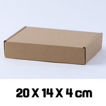 골판지 일체형 선물상자3 크라프트 소형대형 크래프트, 2076_일체형상자(크)