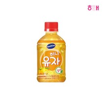 해태 썬키스트 허니유자 280ml 24pet, 24개, 280g