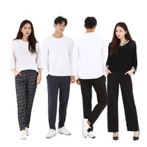 핑크스타 신축성 갑 남녀공용 더 편한 밴딩팬츠 밴딩슬렉스 밴딩바지 9종