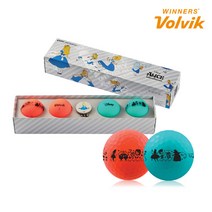 볼빅 2020 신형 디즈니 엘리스 VIVID-01 4구+볼마커, 엘리스 4알+볼마커