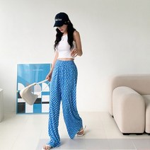 디작소 여성 넨어스 밴딩 절개 트임 롱 부츠컷 바지